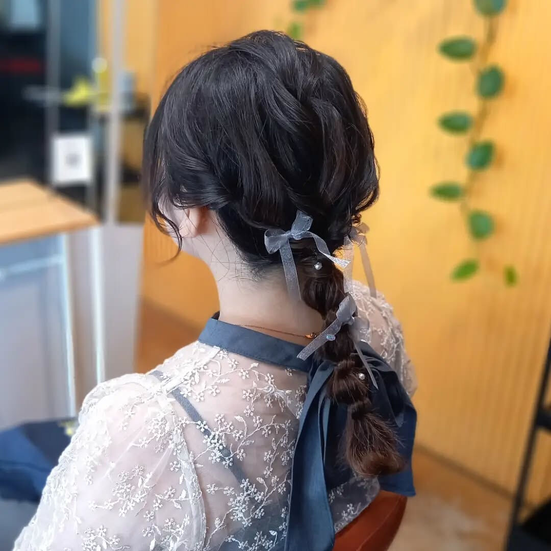 ⁡ゆるっと編みおろしスタイル⁡⁡